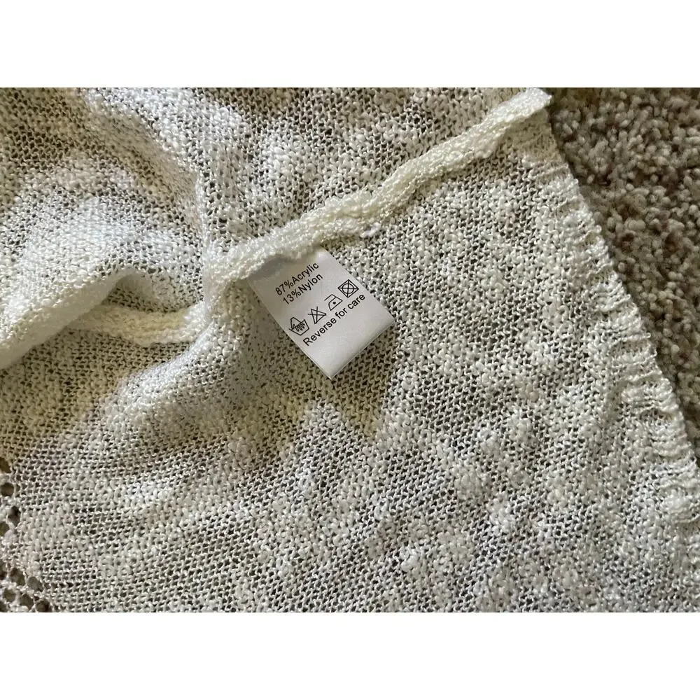 Belldini womens xl lacey cardigan sweater